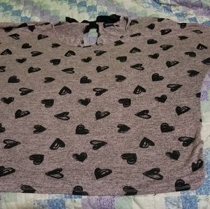 Plus size heart top